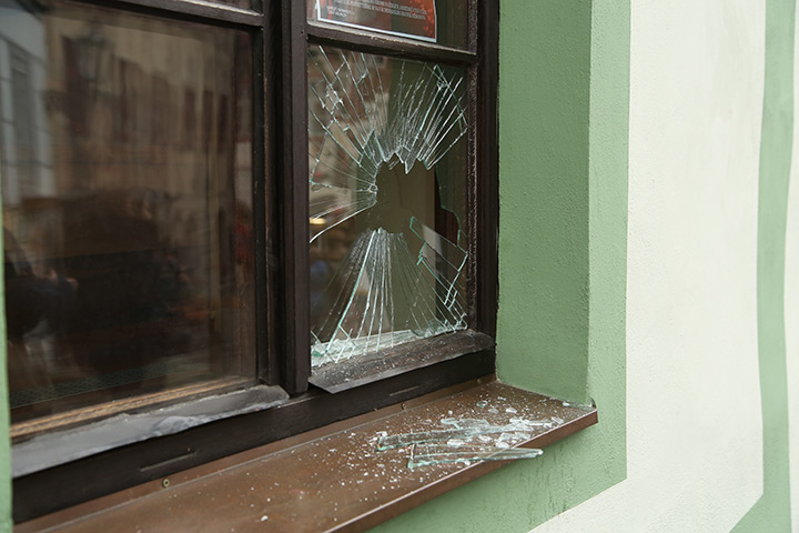 A2B Glass are able to board up broken windows while they are being repaired in Doncaster.